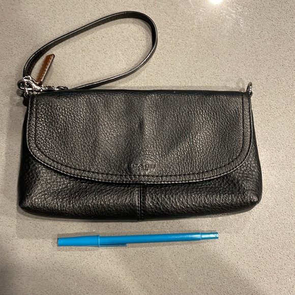 Leather Coach Wristlet - Picture 2 of 6